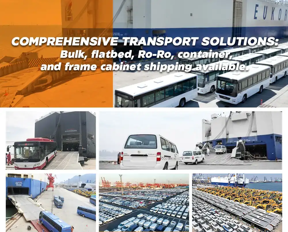 Foton View C2 van loading and shipping