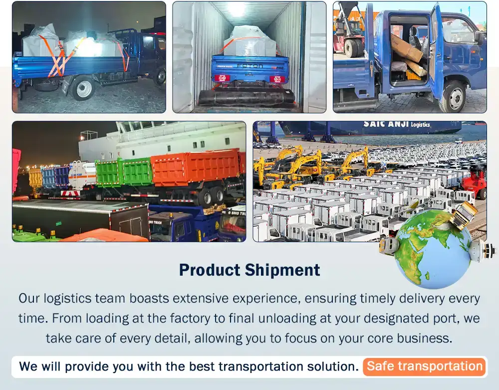 FOTON Xiangling M 2t flatbed truck packaging and shipping