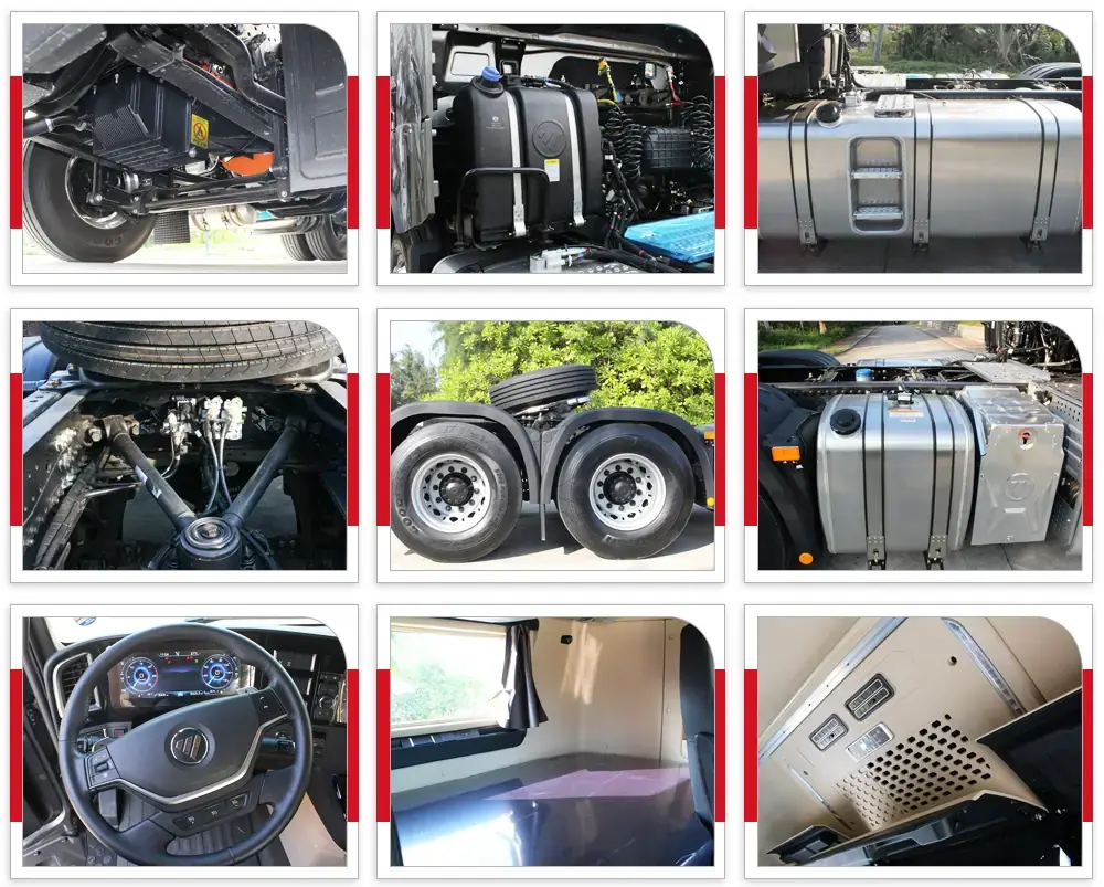 Foton Auman Galaxy 6x4 Tractor Truck detail