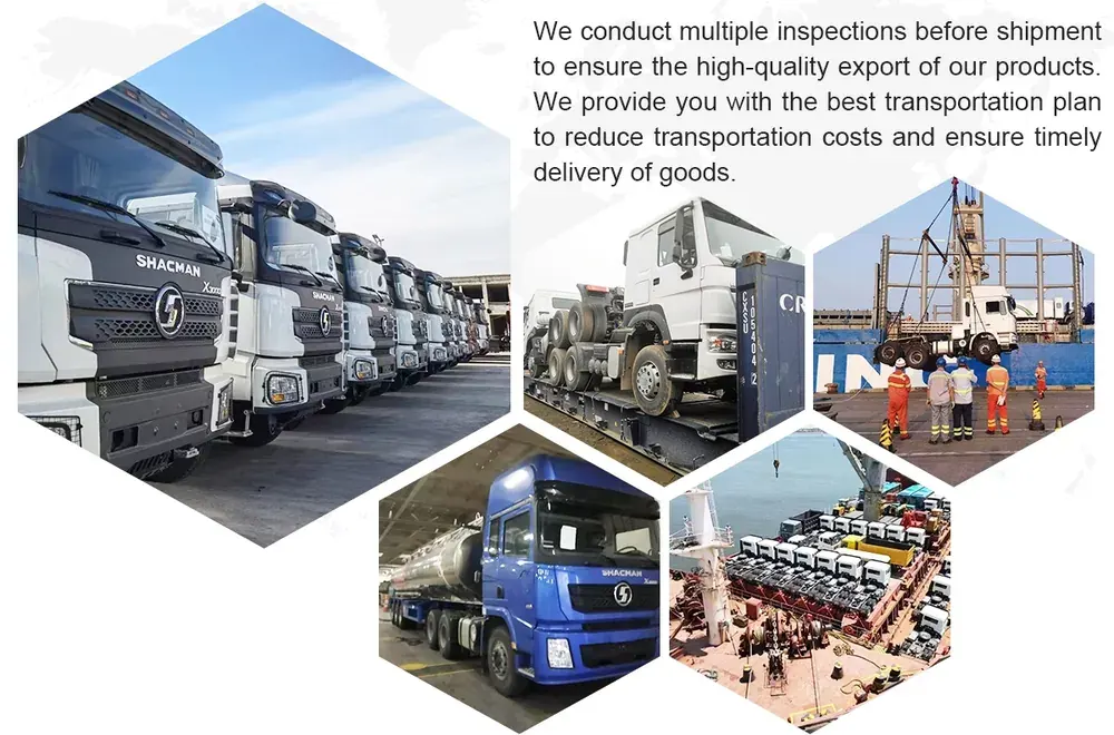 Shacman X3000 tractor truck packaging and transportation