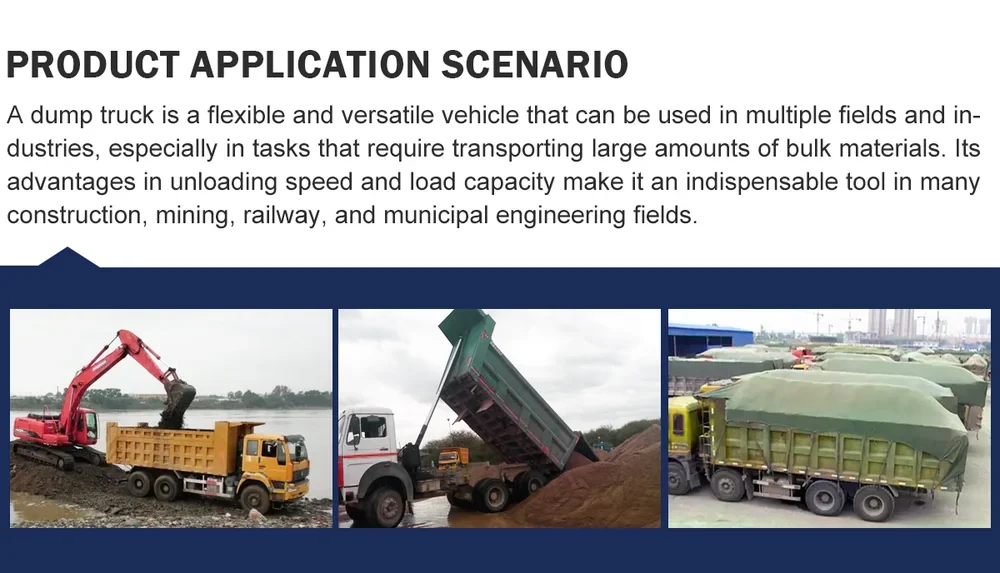 Howo NX 6x4 dump truck on site