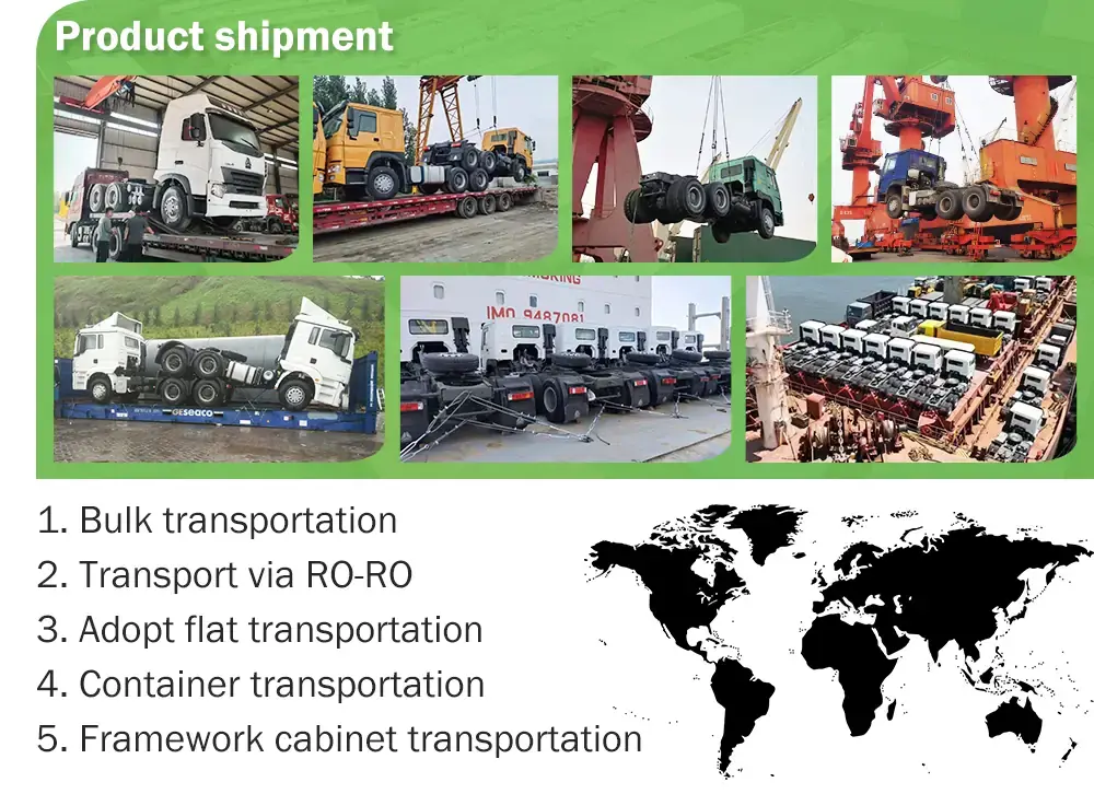 Shacman H3000 tractor head packing and shipping