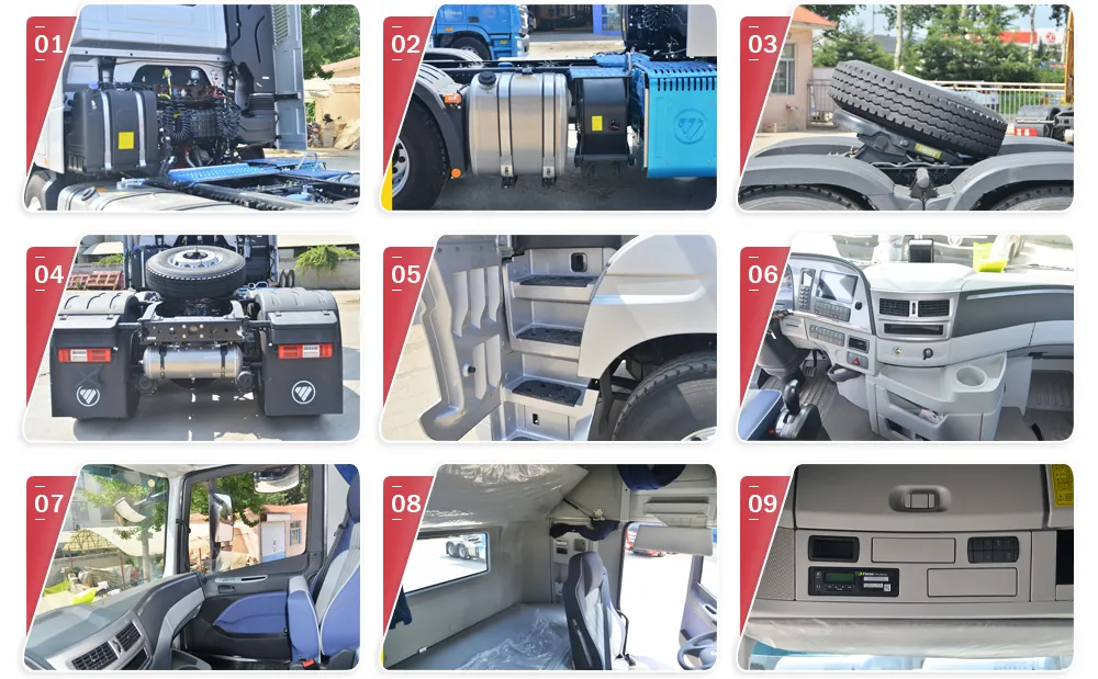 Foton Auman EST 580hp 6x4 Tractor Truck details.webp