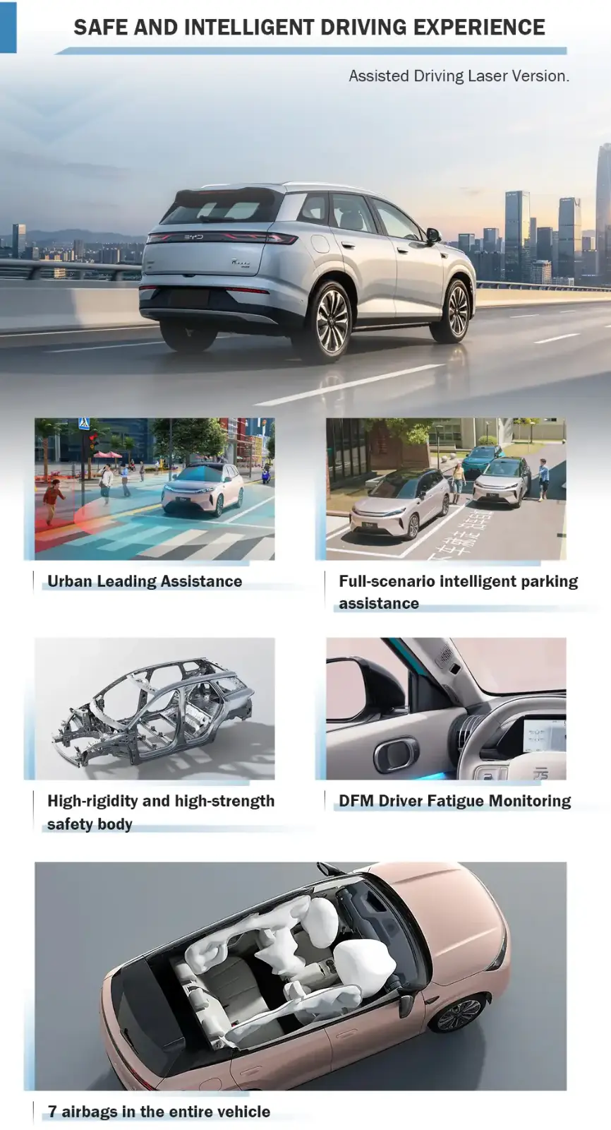 BYD YUAN PLUS electric SUV on the road