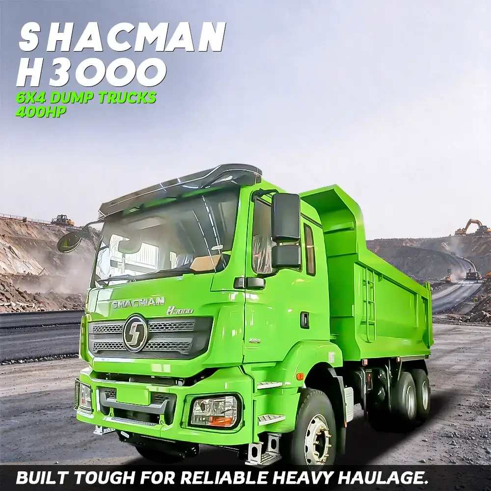 SHACMAN H3000 400HP 6x4 Tipper Truck detail
