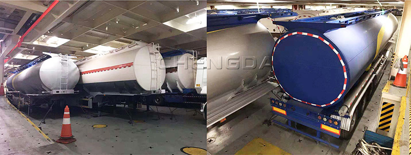 30 Ton 3 Axl Fuel Tank Semi Trailer