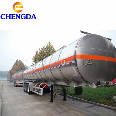40000 Litres Aluminium Fuel Tanker Semi Remorques