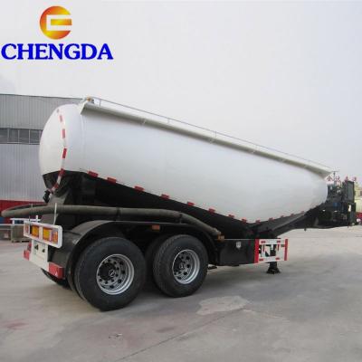 2 essieux 35 tonnes Powder Tank Semi Remorque