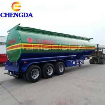 64000 Litre 3 Essieu Réservoir de carburant Semi-remorque