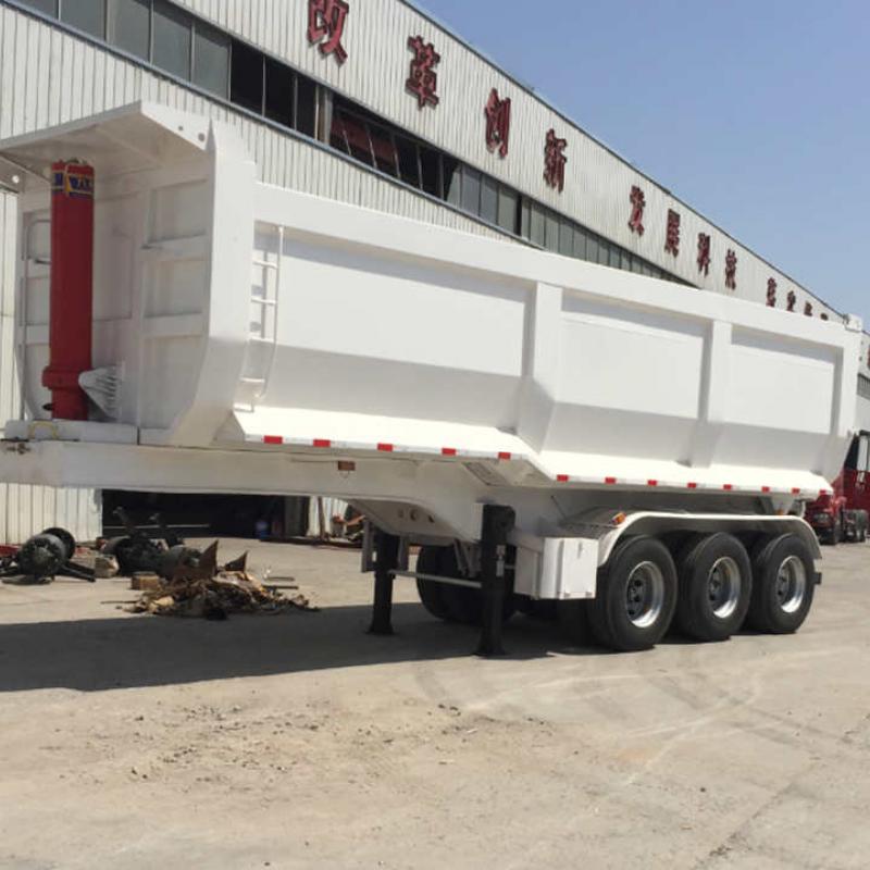  Side dump semi trailer 