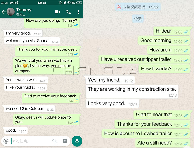 Customers Feedback of Foton 6x4 Dump Trucks Customers Feedback of Foton 6x4 Dump Trucks