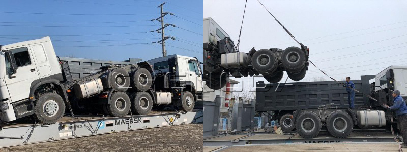Flat Rack Container Shipping Mode