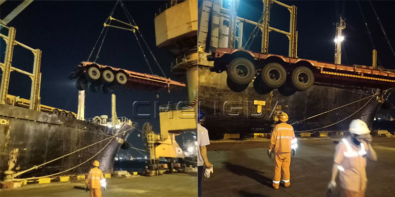 Shipment of Lowbed trailer