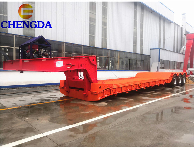 3 Axles Detach Gooseneck Lowbed Trailer Overview