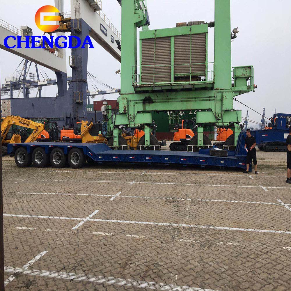 Heavy Duty Lowbed Semi Trailer Overview