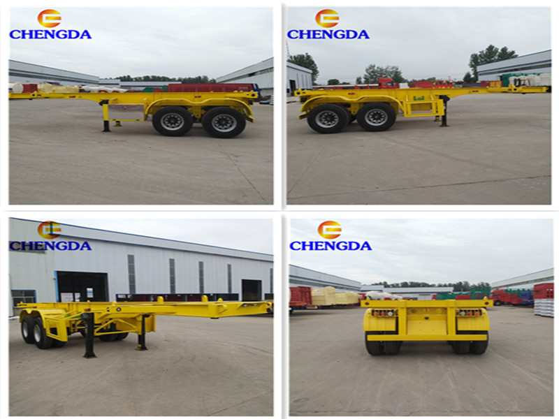 20ft Container Skeleton Semi Trailer