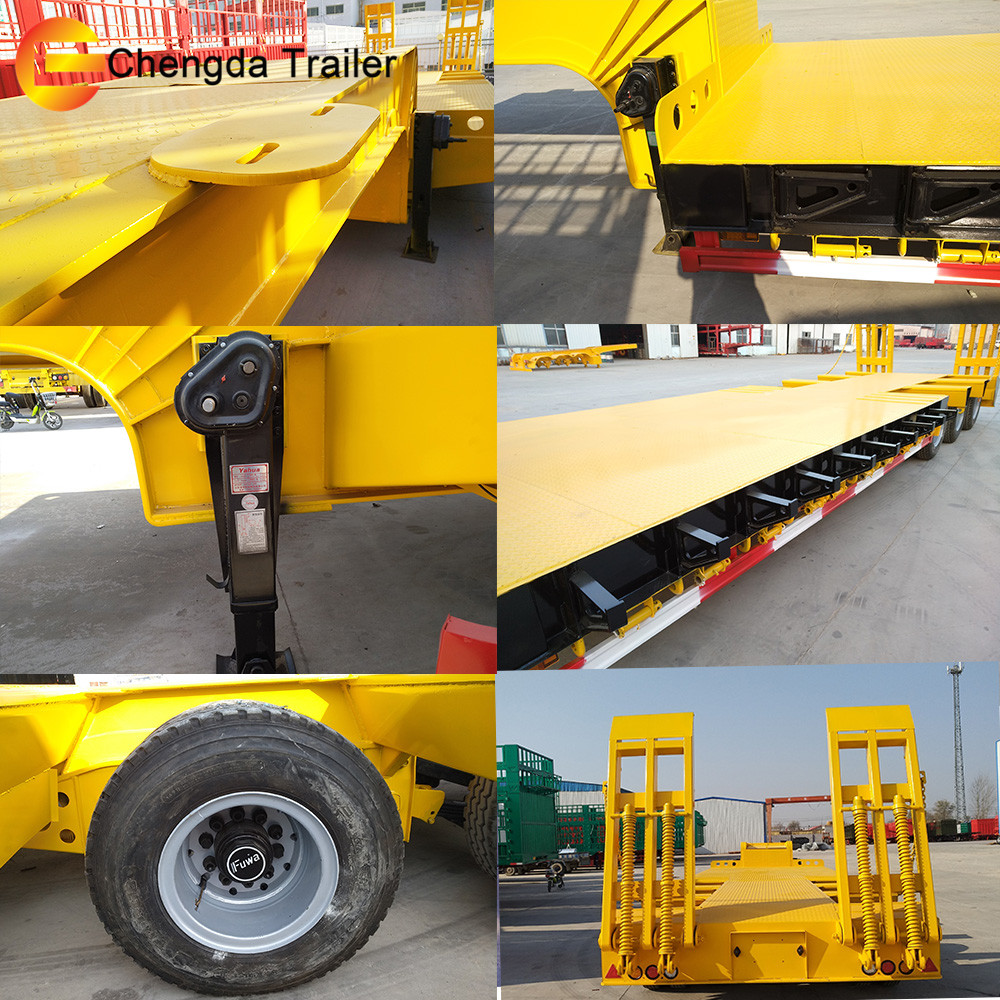 low bed trailer detail