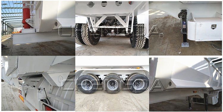 3 Axle Dumper Semi Trailer