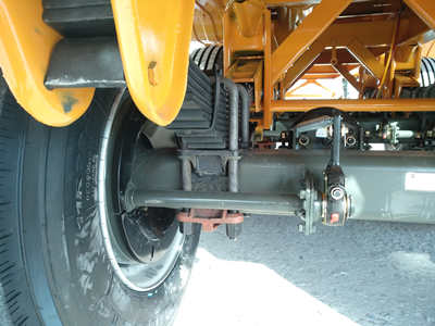 Skeleton container trailer Skeleton container trailer
