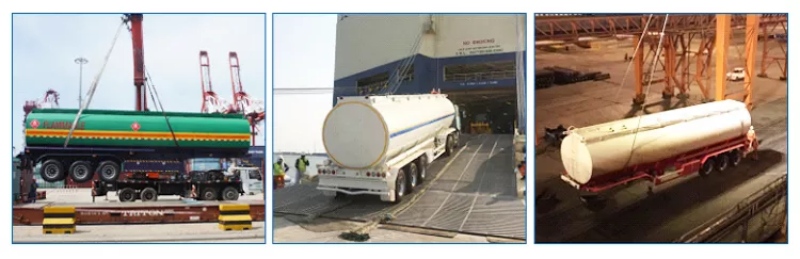Reboque tanque de combustível de 3 eixos 3 Axle Fuel Tanker Trailer