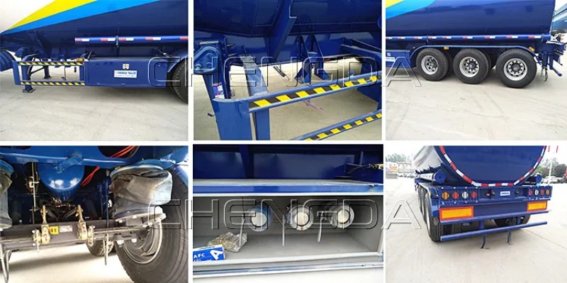 used 3 axle fuel tank trailer
